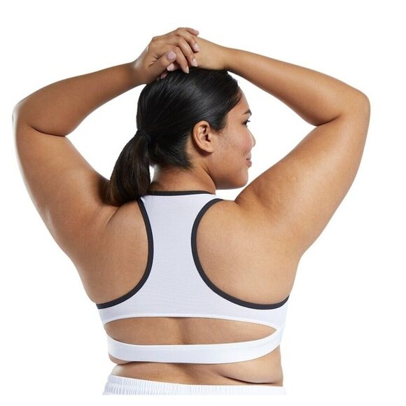 Reebok Womens Hero Racer Back Sports Bra Sz 3X 22W Medium Impact Pink NWT - Picture 2 of 7